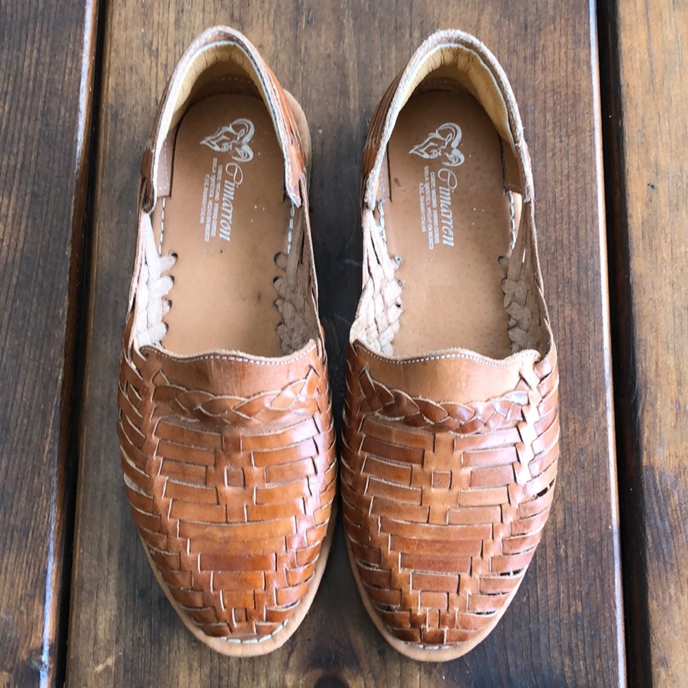 Authentic hand made leather huaraches (sandals) w7